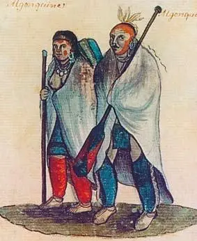 Семейная пара индейцев алгонкинов XVIII ст Что касается Кифта то он - фото 14