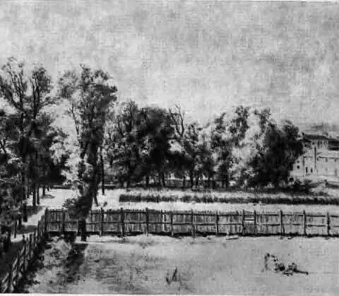 Вид Люксембургского сада Масло 1794 Автопортрет Масло Зеленщица Масло - фото 34