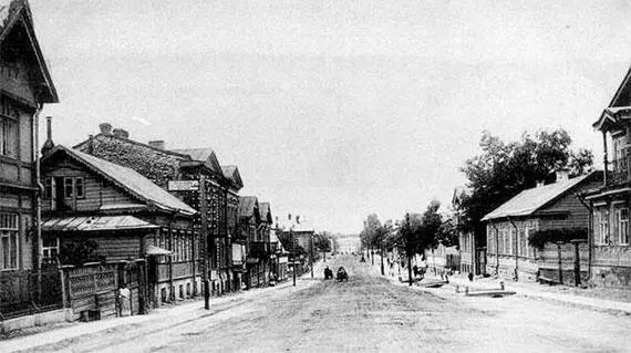 Люцевская Чкалова улица Фотография начала XX в Множество гатчинских домов - фото 206