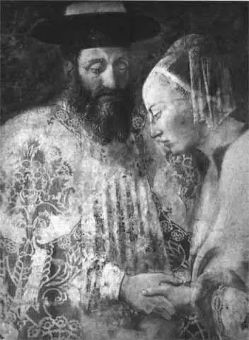 Встреча Соломона и царицы Савской Фреска П делла Франчески 14521466 гг - фото 43