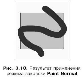 Paint Fills закрашиваются только заливки и пустые области линии не - фото 76