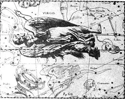 Рис 51 Созвездие Девы атлас ГевелияСтеха Весы Libra Созвездие раньше - фото 62