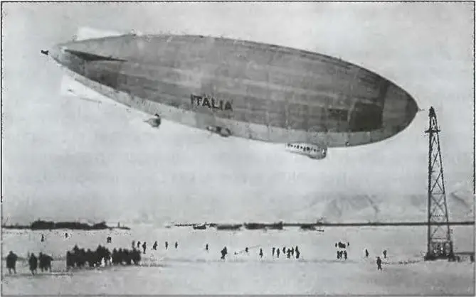 Дирижабль Италия Фото 1928 г Поддержал проведение экспедиции глава - фото 94