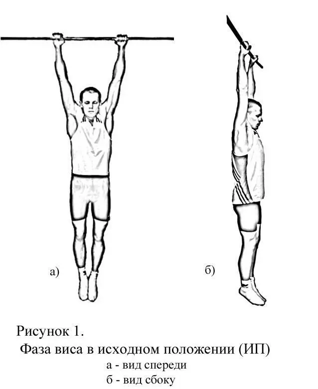 Рисунок 11Фаза виса в исходном положении ИП а вид спереди б вид сбоку В - фото 1