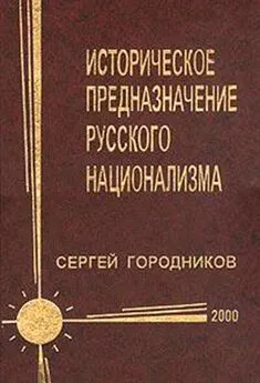 Сергей ГОРОДНИКОВ - ИСТОРИЧЕСКОЕ ПРЕДНАЗНАЧЕНИЕ РУССКОГО НАЦИОНАЛИЗМА