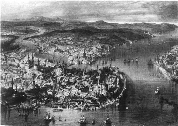 Вид Константинополя Гравюра XIX в Великий князь Московский и всея Руси - фото 15
