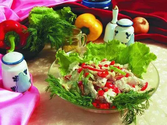 Продукты 400 г филе куриной грудки по 1 болгарскому перцу красного и - фото 165