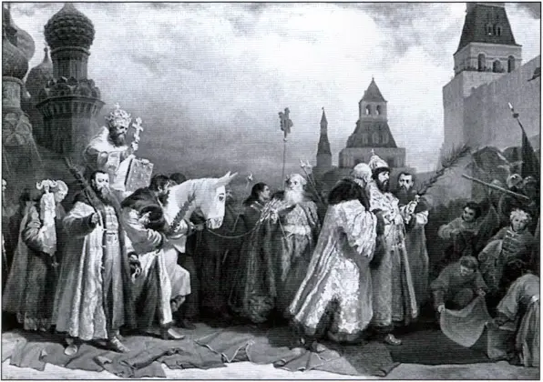 Шествие на осляти Алексея Михайловича Художник ВГ Шварц Предметы Большого - фото 26