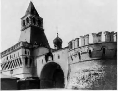 Никольские ворота Китайгорода Венчание Марины Мнишек в Кремле Картина из - фото 39