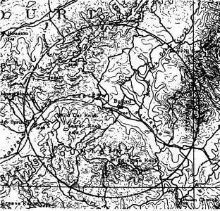 Рис 25 Часть карты геологической съемки США 1891 года Радиус круга четыре - фото 46