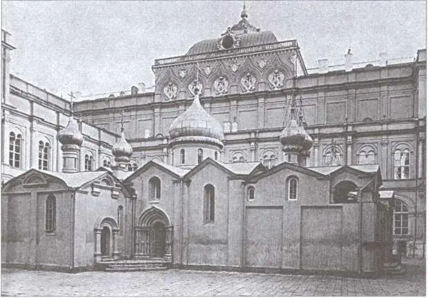 Церковь Спаса Преображения на Бору в Московском Кремле Снесена в 1930е гг - фото 12