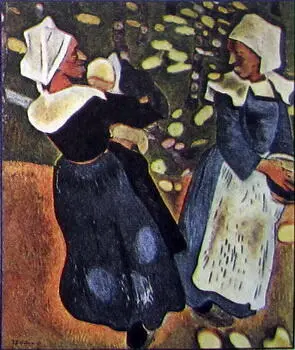 Й Ф ВИЛЛУМСЕН Две бретонки 1890 G Hentze J F Willumsen in Kunst vol - фото 72