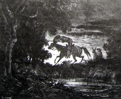 Г ДОРЕ Иллюстрация к Дон Кихоту R Delorme Gustave Doré Paris 1879 В - фото 98