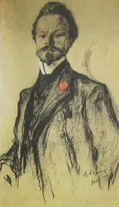 В А СЕРОВ Портрет К Д Бальмонта 1905 Рене Гиль рассматривал его как - фото 232