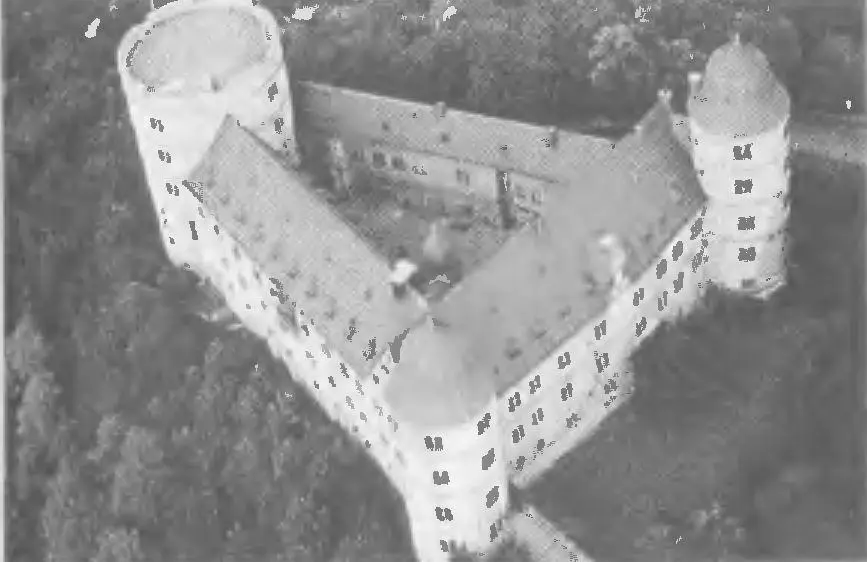 Замок Вевельсбург по форме напоминающий наконечник копья Лонгина Мозаика - фото 18