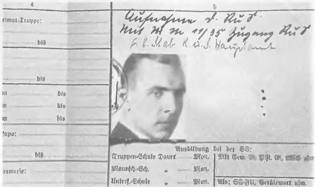 Удостоверение Вольфрама Зиверса как одного из руководителей Аненербе Замок - фото 37