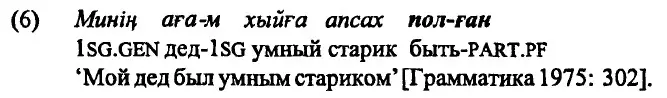 Парадоксальным в данном случае является появление связки в причастной форме - фото 18