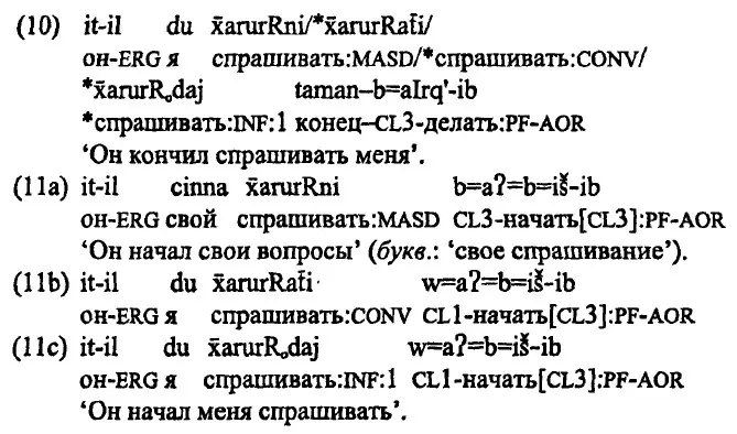 Прямое выражение коммуникативных статусов в дагестанских языках характерно не - фото 111