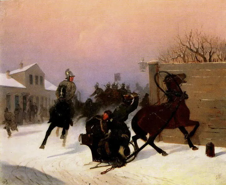 70 Г С Дестунис Выезд пожарной команды 1858 Художественный и - фото 70