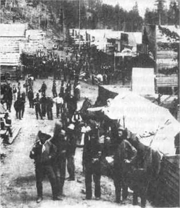 Главная улица Дэдвуда в августе 1876 года Именно на ней располагался салун в - фото 30