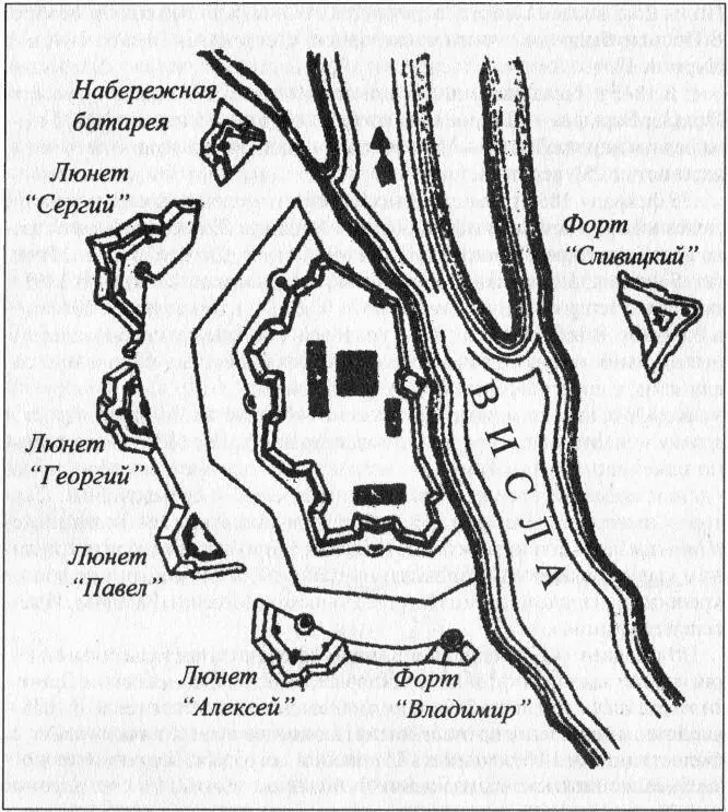 План Александровской цитадели и её передовых фортов В 1835 г Николай I посетил - фото 11