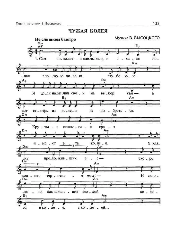Владимир Высоцкий и музыка Я изучил все ноты от и до - фото 48
