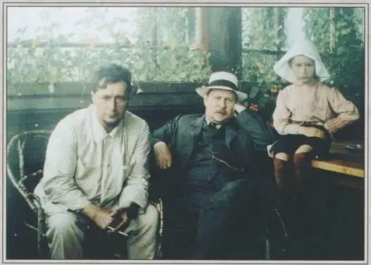 Л H Андреев Ф А Добров Даниил Андреев На Черной речке 1912 Фото Л H - фото 4