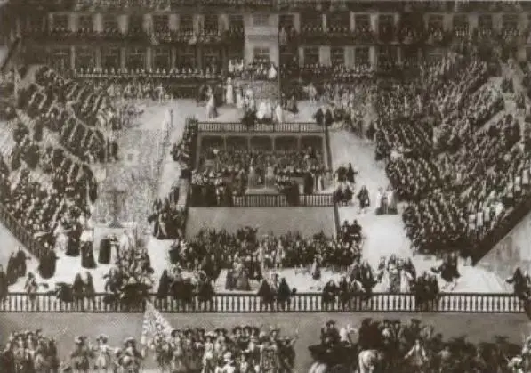 Аутодафе на ПласаМайор в Мадриде 30 июня 1680 года Картина Ф Риччи 1653 г - фото 27