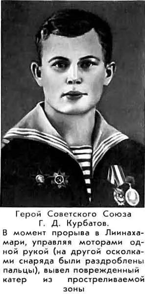 Герой Советского Союза Г Д Курбатов В момент прорыва в Лиинахамари управляя - фото 57