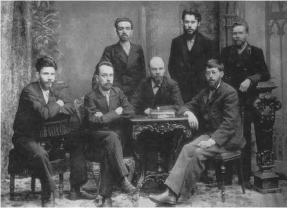 Руководители Союза борьбы за освобождение рабочего класса 1897 г Стоят - фото 33