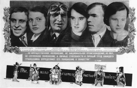 Советский плакат наглядно показывающий чем новая трудовая знать отличалась от - фото 41