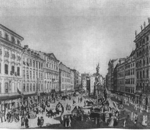 Вид улицы Грабен в Вене 1781 г Иоганн Непомук Гуммель 17781837 Вид зала - фото 19