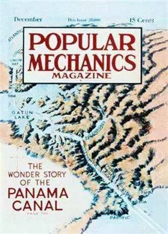 Панамский канал Обложка журнала Popular Mechanics за декабрь 1913 г - фото 30