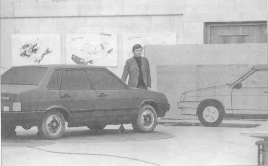 Работа близится к завершению В Пашко 1981 г Макет 2110будущ 21099 - фото 100