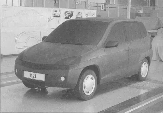 Полномасштабный пластилиновый макет концепткара КаратЮ Верещагин - фото 792