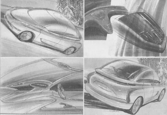 Предварительные наброски дизайнеров Е Закотия вверху и С Синельникова к - фото 825