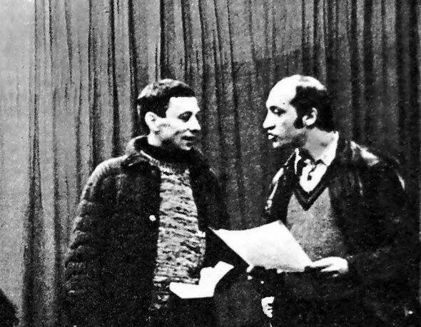 О Даль и М Козаков на репетиции Месяца в деревне И Тургенева в Театре на - фото 34