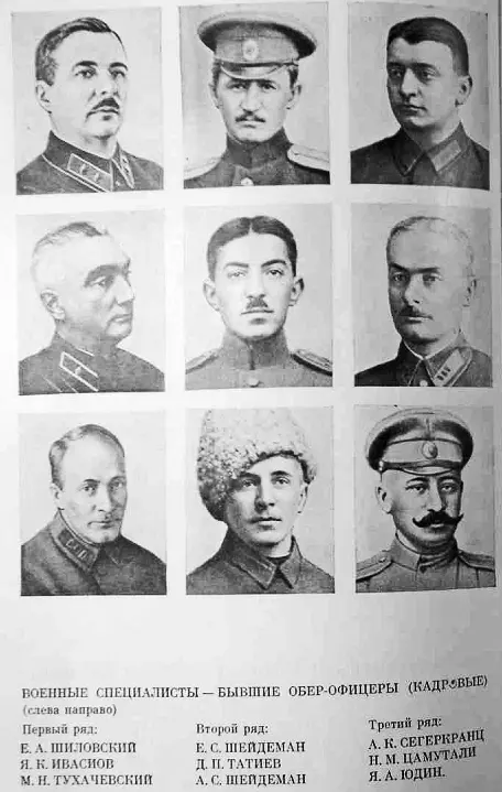 Таблица 13 КОМАНДИРЫ КРАСНОЙ АРМИИ ПЕРЕВЕДЕННЫЕ В ГЕНЕРАЛЬНЫЙ ШТАБ ЗА - фото 14