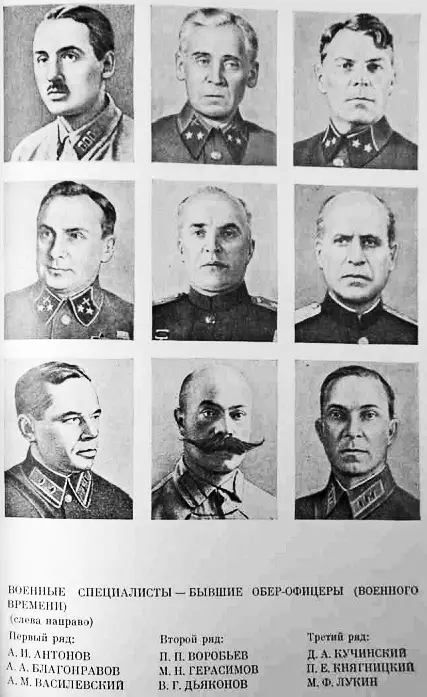 Таблица 13 КОМАНДИРЫ КРАСНОЙ АРМИИ ПЕРЕВЕДЕННЫЕ В ГЕНЕРАЛЬНЫЙ ШТАБ ЗА - фото 15