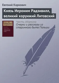 Евгений Карнович - Князь Иероним Радзивилл, великий хорунжий Литовский