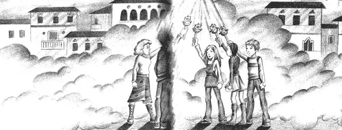 Пятеро юных алхимиков подняли к небу свои жезлы Шестой Луны и нажали на - фото 108