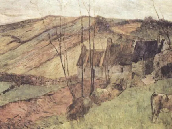 Бретонский пейзаж 1888 г Мадлен Бернар 1888 г Ван Гог пишущи - фото 24