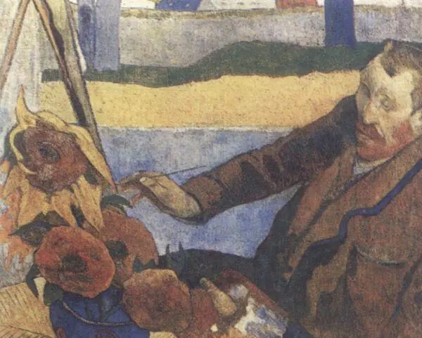 Ван Гог пишущий подсолнухи 1888 г Желтый Христос 1889 г Зеле - фото 26