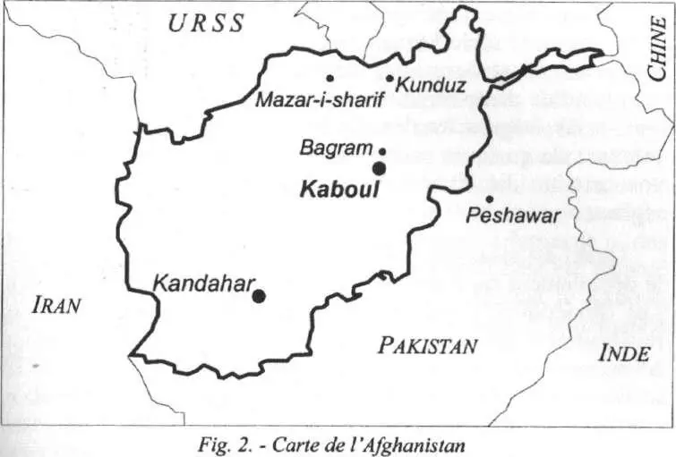 Карта Афганистана Вторжение в Афганистан Роль советских войск - фото 3