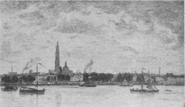 Буден Вид Антверпенского порта 1872 г Лувр Париж Имею честь сообщить вам - фото 4