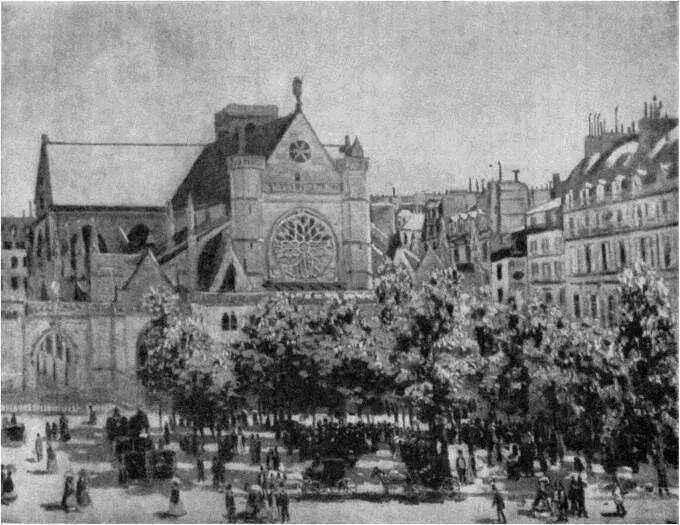 Моне СенЖермен лОксерруа в Париже 1866 г Национальная галерея Берлин - фото 26