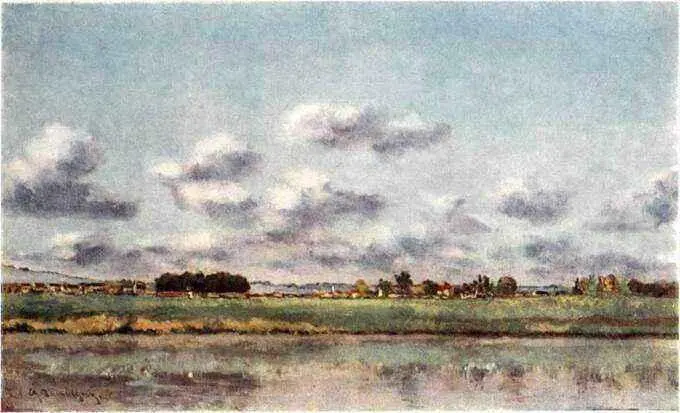 Добиньи Берег реки Эрмитаж Ленинград Моне Женщина в саду Ок 18651866 - фото 140