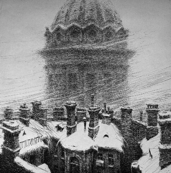 Серия из трех листов Трубы крыши 1995 год Из частной коллекции - фото 38