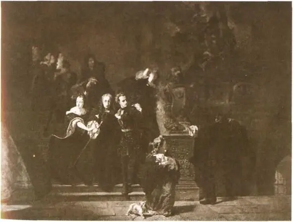 Пожар в королевском дворце Художник Ю Ф Хёккертс 18621866 Король Швеции - фото 15