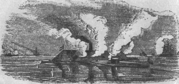 Бой между Монитором и Мерримаком Солдаты Севера на биваке 13 мая 1861 - фото 18
